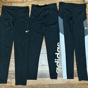 Girls Medium/Large leggings and skort LOT